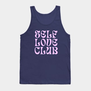 Self Love Club Typography Design II Tank Top